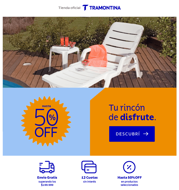 Mesa tambau
Llevá practicidad y buen gusto para interiores o exteriores con la mesa cuadrada básica Tambau. Un clásico que nunca falla.